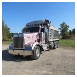 2007 KENWORTH W900L TRI AXLE DUMP TRUCK