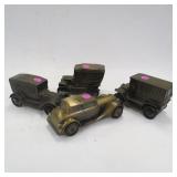 ANTIQUE CAST IRON 1/24TH BANKS