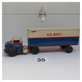 LUMAR 1/16TH US MAIL TRACTOR TRAILER