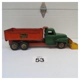 BUDDY-L 1/16TH HYD. DUMP TRUCK W/ FRONT LOADER