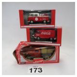 ASSORTED COCA-COLA DIECAST VEHICLES