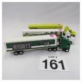 ASSORTED ERTL 1/64TH TRACTOR TRAILERS
