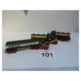 THREE OLD HESS TRUCKS