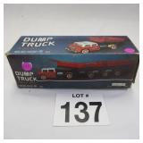 CHINESE 1/34TH DUMP TRUCK W/ FRICTION DRIVE