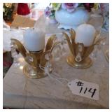 2 CANDLE HOLDERS