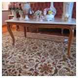 MARBLE TOP COFFEE TABLE