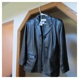 LAMB SKIN BLACK COAT