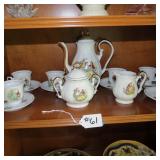 PORCELAIN ZAJECAR YUGOSLAVIA TEA SET