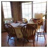 DINNING ROOM TABLE W/ 6 CHAIRS