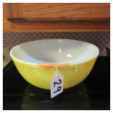 YELLOW PYREX BOWL