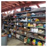 CONTENTS OF THE SHELVES - BUYER MUST REMOVE