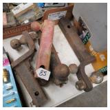 FOUR ASSORTED HITCHES