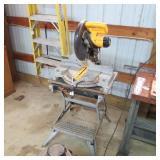 DEWALT 12" COMPOUND MITER SAW W/ B&D STAND