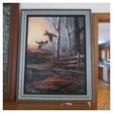 1985 RUFFLED GROUSE CANVAS PRINT BY TERRY REDLIN