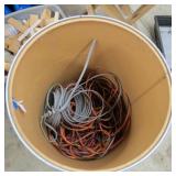 BARREL OF SCRAP WIRE