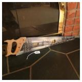 PAINTED HAND SAW OF ELK BY DIANA