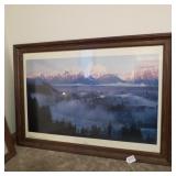 THE TETONS MOUNTAINS PRINT