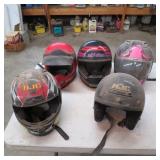 ASSORTED POWERSPORT HELMETS