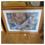 "WAPITI FALLS"  BY JACK PALUH 1431 / 1500