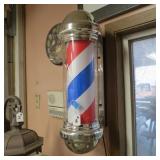 REPRODUCTION BARBER LIGHT - PLASTIC