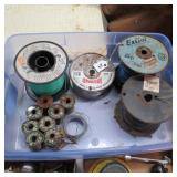 TOTE OF ASSORTED WIRE