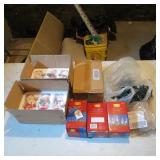 ASSORTED CHRISTMAS LIGHTS AND DECOR