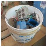 BUCKET OF ELECTICAL ITEMS
