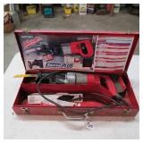 MILWAUKEE CORDED HEAVY DUTY SAWZALL W/ BLADES
