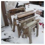 ASSORTMENT OF SAW HORSES