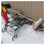 PATIO CHAIR & UMBRELLA