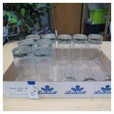 TWELVE DRINKING GLASSES