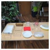 ASSORTED OVENWARE & PYREX ITEMS