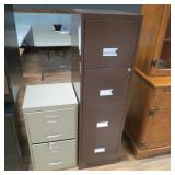 TWO FILING CABINETS