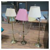 THREE FLOOR LAMPS