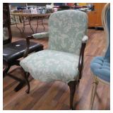 FLORAL UPHOLSTERED CHAIR