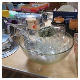 PUNCH BOWL W/ GLASSES
