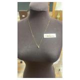 14K GOLD NECKLACE 0.8 GRAMS