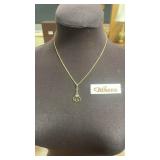 14K GOLD NECKLACE & PENDANT 6 GRAMS