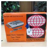 SOLID STATE CASSETTE TAPE PLAYER