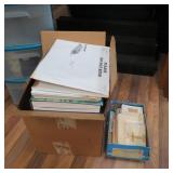 BINDERS & LARGE ASSORTMENT OF STAMPS