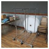 ROLLING CLOTHING RACKS