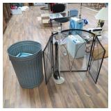 FIREPLACE ITEMS & WASTE BINS