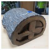 HOMEMADE RUSTIC LOG CHEST