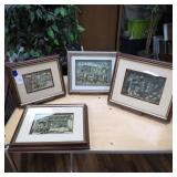 FOUR 3-D PICTURES BY ANTON PIECK & GLORIA WOODS