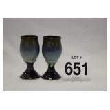 TWO WATER GOBLETS - SIGNATURE DRIP
