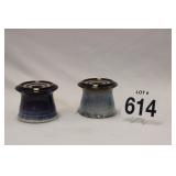 TWO CANDLE STICK HOLDERS - SIGNATURE DRIP