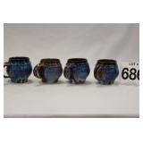 FOUR COFFEE CUPS - EARLY DRIP