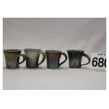 FOUR COFFEE CUPS - EARLY