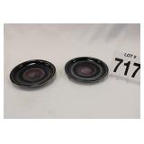 TWO LARGE COASTERS - EARLY