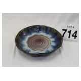 SMALL SWIRLED QUICHE DISH - SIGNATURE DRIP